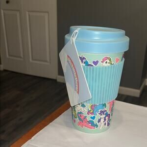 My Little Pony Reusable Bamboo Travel Mug Cup Licensed NWT